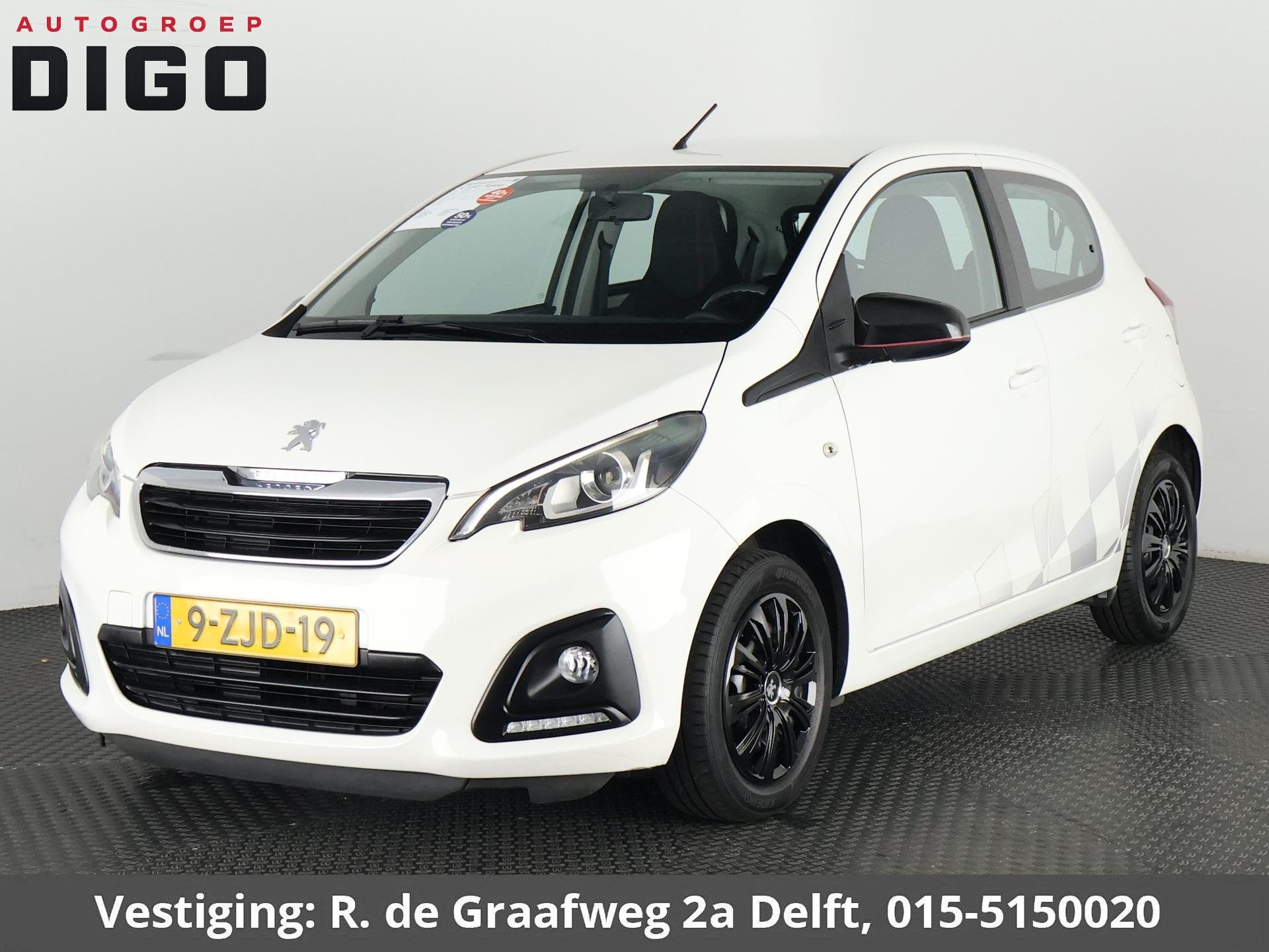 Peugeot 108 1.0 e-VTi Active Sport | 5 deurs | Airco | Mistl, Auto's, Voorwielaandrijving, Stof, Gebruikt, Euro 6
