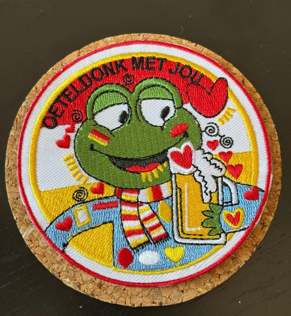 Oeteldonk embleem 5, Verzenden, Zo goed als nieuw