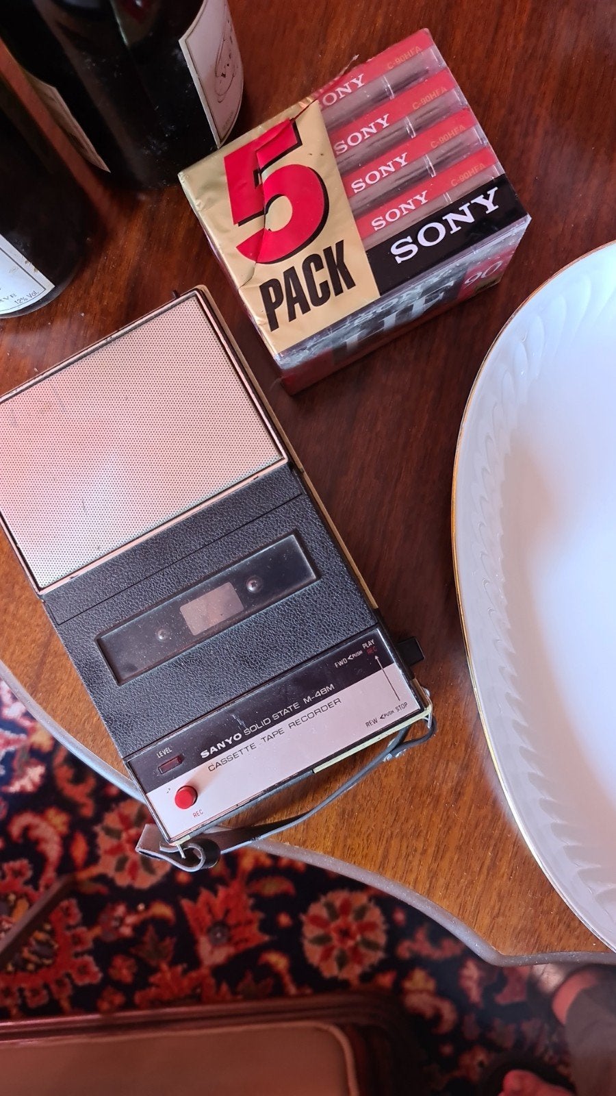 Cassette Recorder met Sony bandjes, Ophalen of Verzenden