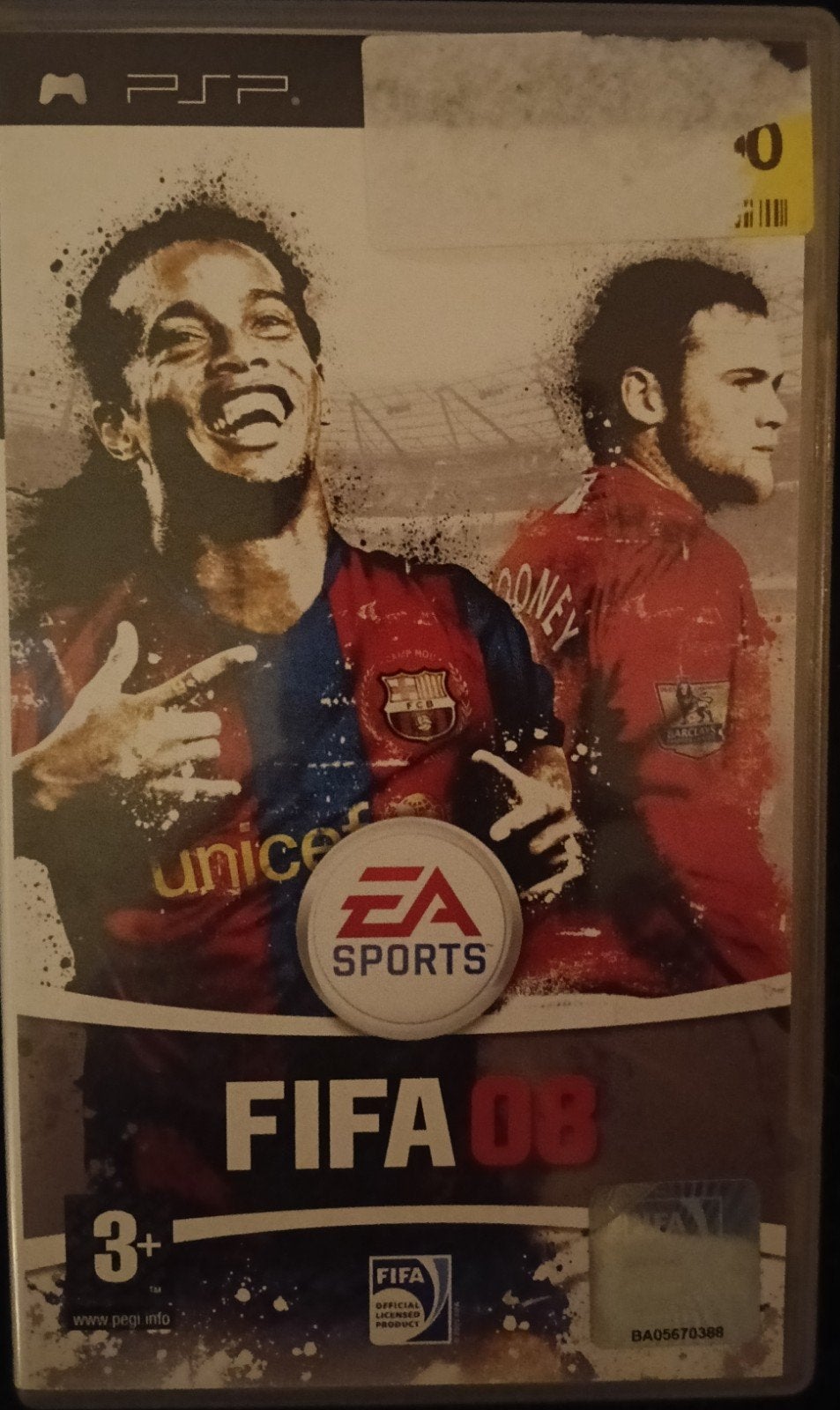 FIFA 08 psp, 1 speler, Ophalen of Verzenden, Zo goed als nieuw, Vanaf 3 jaar