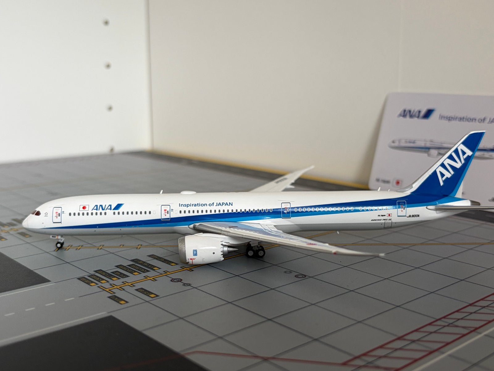 ANA Boeing 787-10 Schaalmodel 1:400, Overige merken, 1:200 of kleiner, Ophalen of Verzenden, Zo goed als nieuw