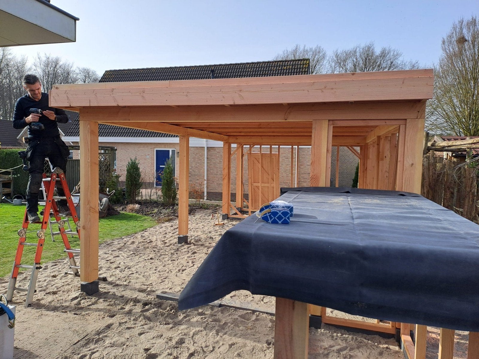 EPDM reststukken Nieuw!, Ophalen of Verzenden, Nieuw, Zwart, Minder dan 5 m²