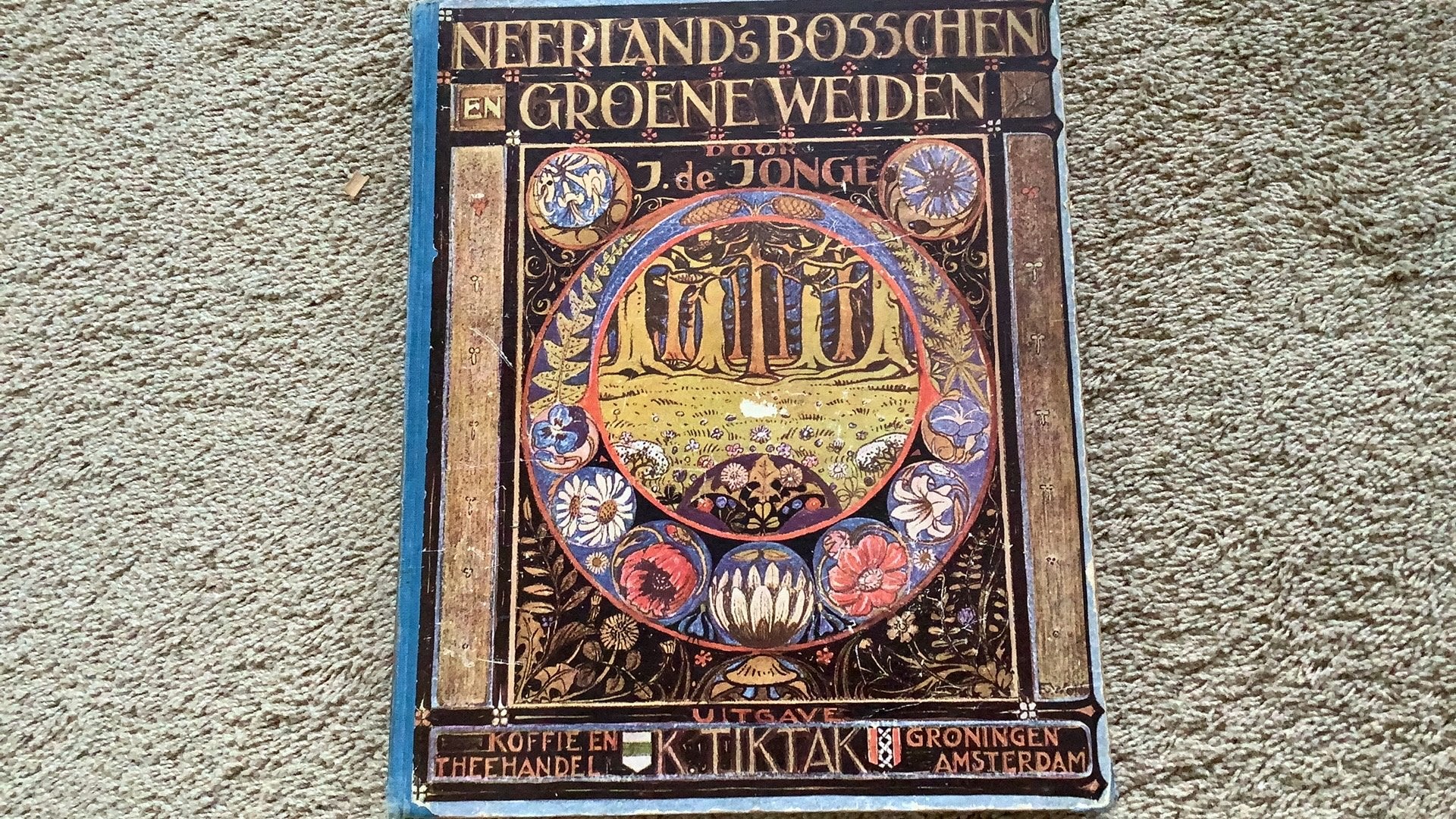 Neerland’s Bosschen en Groene Weiden. Uitgave Tiktak, 1928, Ophalen of Verzenden, Gelezen, Plaatjesalbum