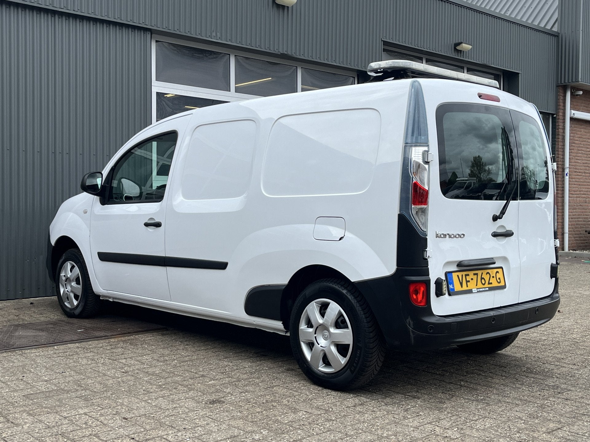 Renault Kangoo Express Z.E. Maxi koop eigendom Airco Kastinr, Auto's, Bestelauto's, Stof, Gebruikt, Wit, Origineel Nederlands