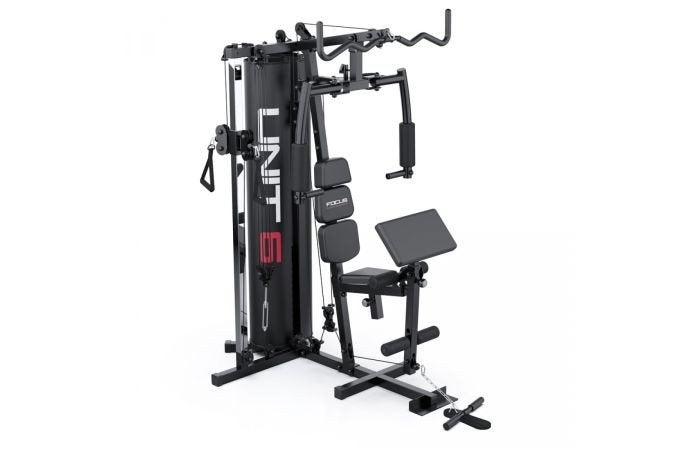 Focus Fitness unit 6 Krachtstation, Ophalen, Zo goed als nieuw, Benen, Fitnessbank