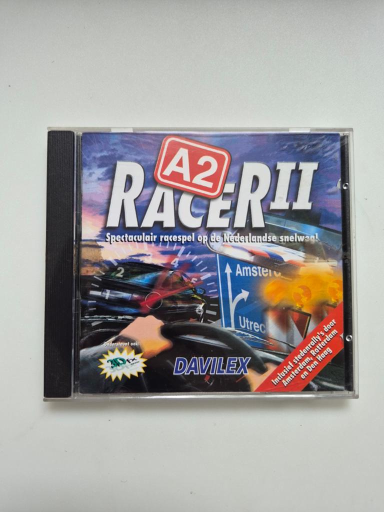 A2 Racer II - racespel op Nederlandse snelweg pc cdrom game, Spelcomputers en Games, Gebruikt, 1 speler, Racen en Vliegen, Ophalen of Verzenden