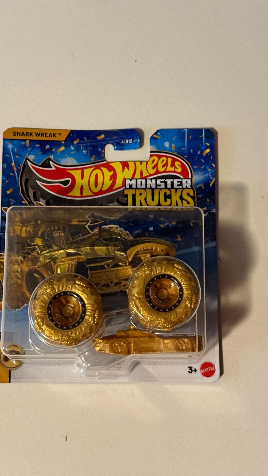 Hot Wheels Monster Trucks Shark Wreak Goud, Ophalen of Verzenden, Nieuw