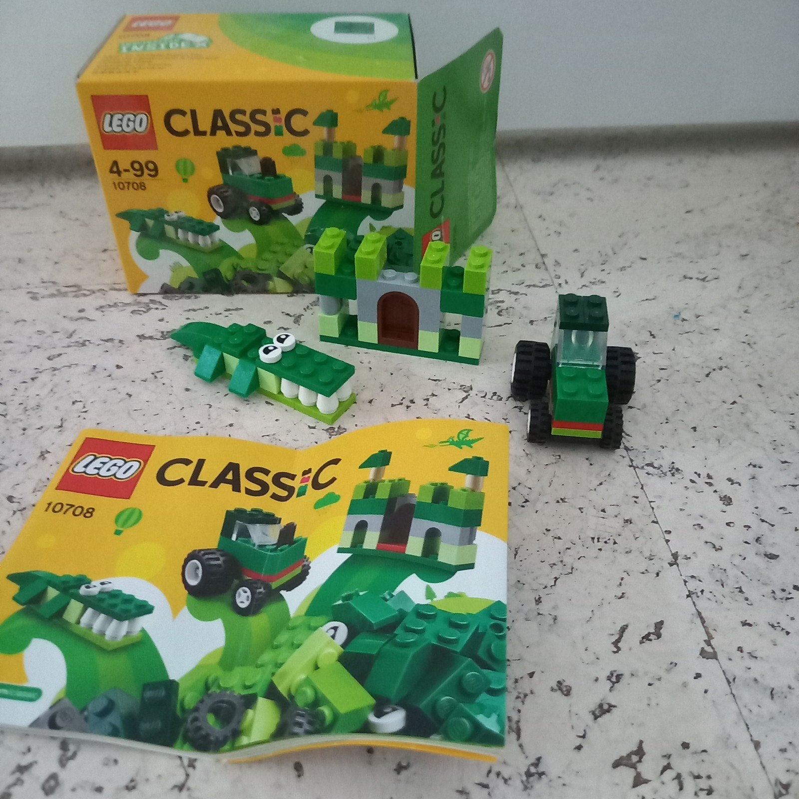 LEGO Classic 10708 Groene Creatieve Doos, Lego, Ophalen of Verzenden, Inclusief doos, Zo goed als nieuw