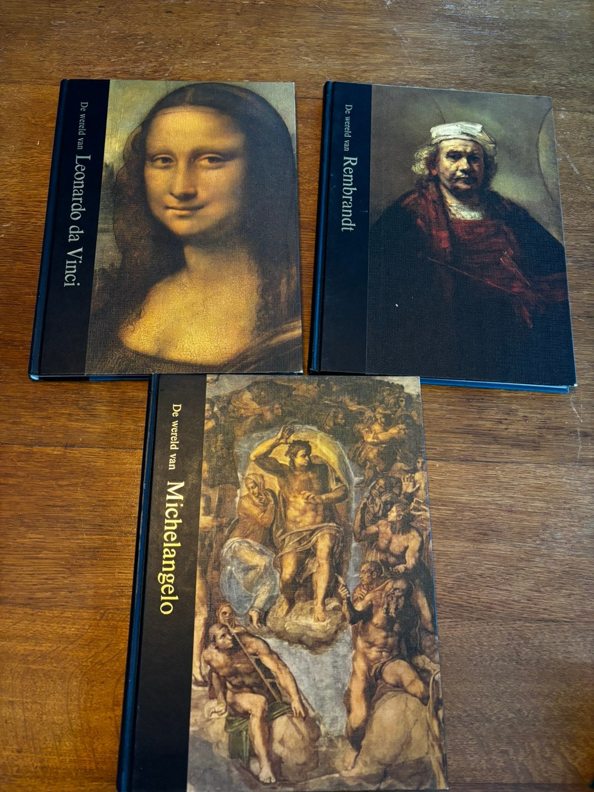 Kunstboeken L. da Vinci-Rembrandt-Michelangelo-schilderkunst, Ophalen of Verzenden, Gelezen, Europa