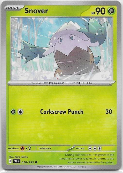 Paldea Evolved,  Snover [common] 10/193, Verzenden, Nieuw, Losse kaart