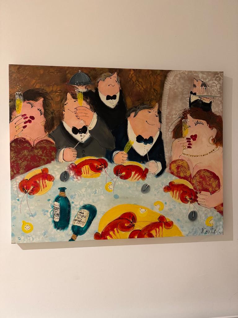 Schilderij Karina Koster, Ophalen