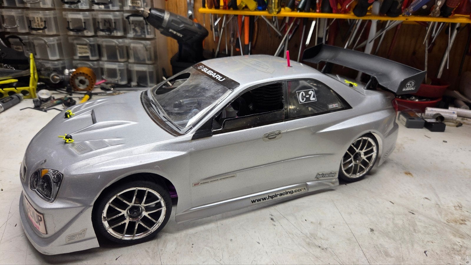 Te koop mooie hpi rs 4, Gebruikt, Ophalen of Verzenden, Schaal 1:10, Nitro