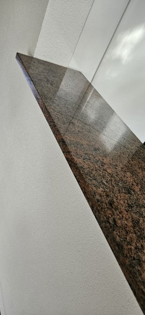 Granieten blad - multicolor red, Ophalen, Gebruikt, 100 tot 150 cm, Hardsteen