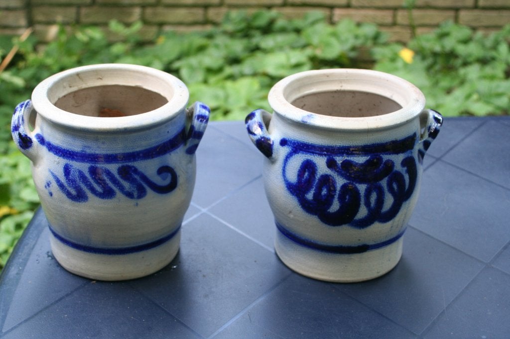 Mooie bloempot in de Keulse zoutpot, Antiek en Kunst, Antiek | Keramiek en Aardewerk, Ophalen of Verzenden