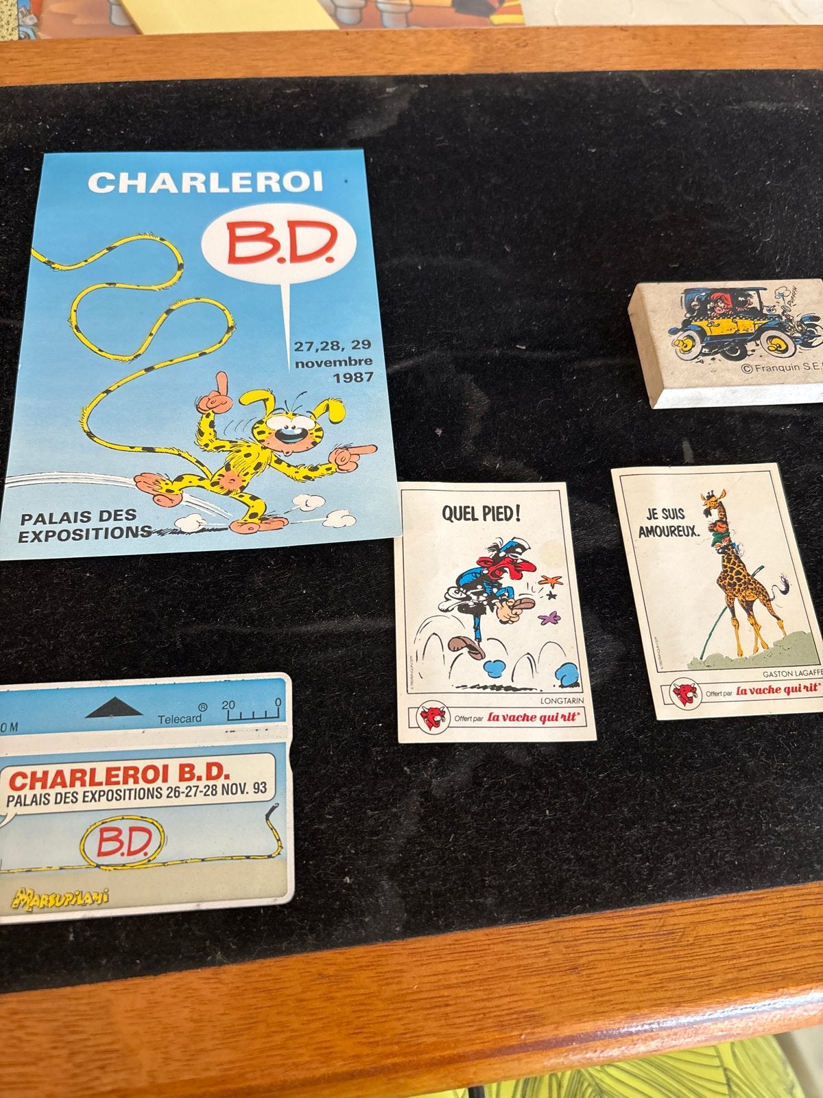 Vintage stripboek memorabilia: Charleroi B.D. en meer, Meerdere stripboeken, Ophalen of Verzenden, Zo goed als nieuw