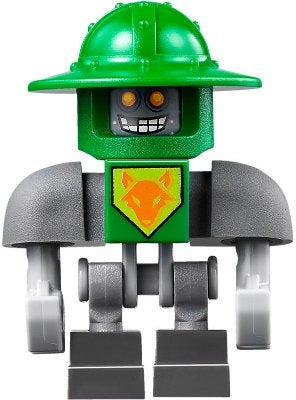 LEGO NEXO KNIGHTS nex103 Aaron Bot - Dark Bluish Gray Should, Overige thema's, Lego, Nieuw, Ophalen of Verzenden