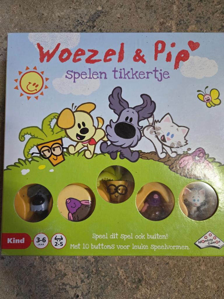 Woezel & Pip Spelen Tikkertje Bordspel, Hobby en Vrije tijd, Gezelschapsspellen | Bordspellen, Vijf spelers of meer, Ophalen, Gebruikt