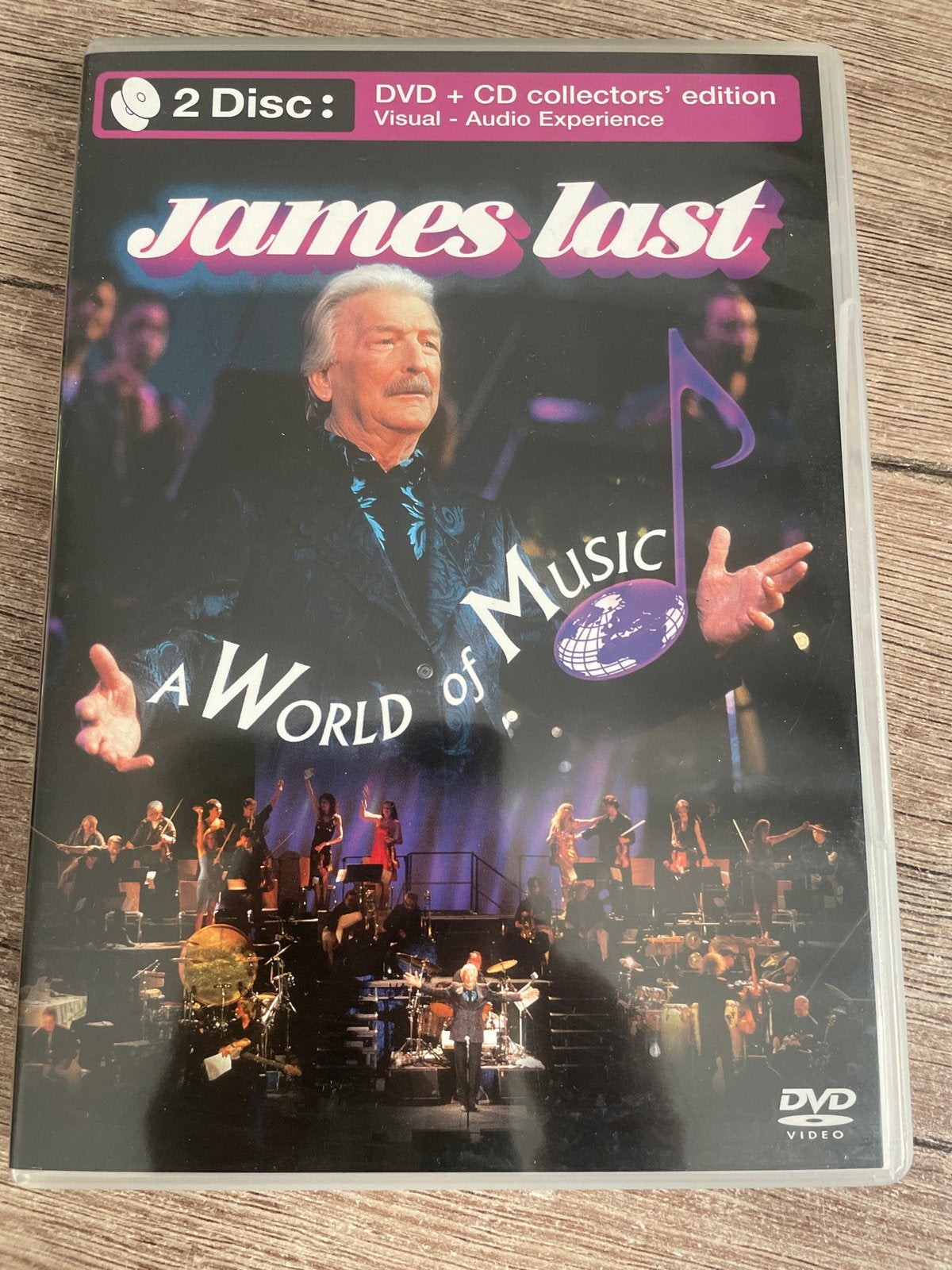 James Last - A World of Music (DVD + CD Collectors' Edition), Alle leeftijden, Ophalen of Verzenden, Zo goed als nieuw, Concert