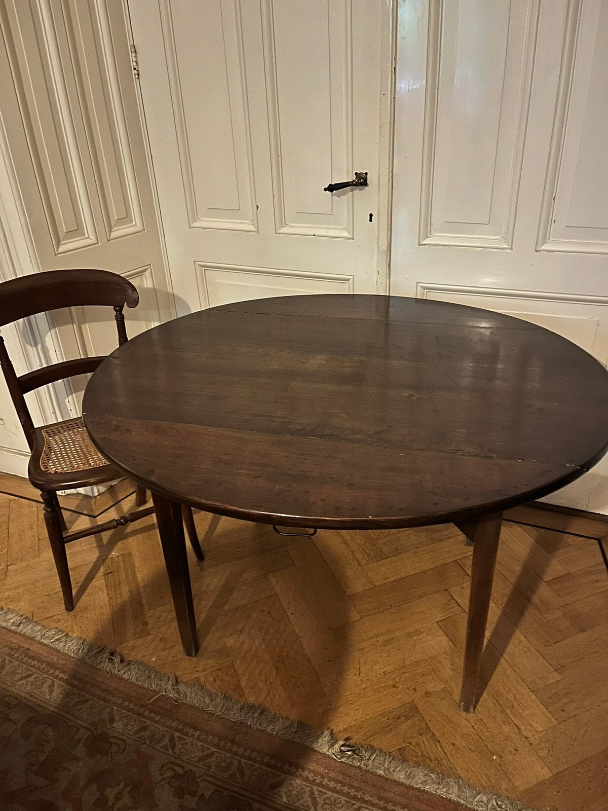 Engelse antieke tafel, sidetable, hangoortafel, wandtafel, Huis en Inrichting, Tafels | Eettafels, Ophalen, Gebruikt, Klassiek