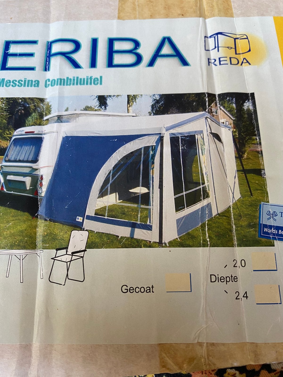Eriba voortent, Ophalen