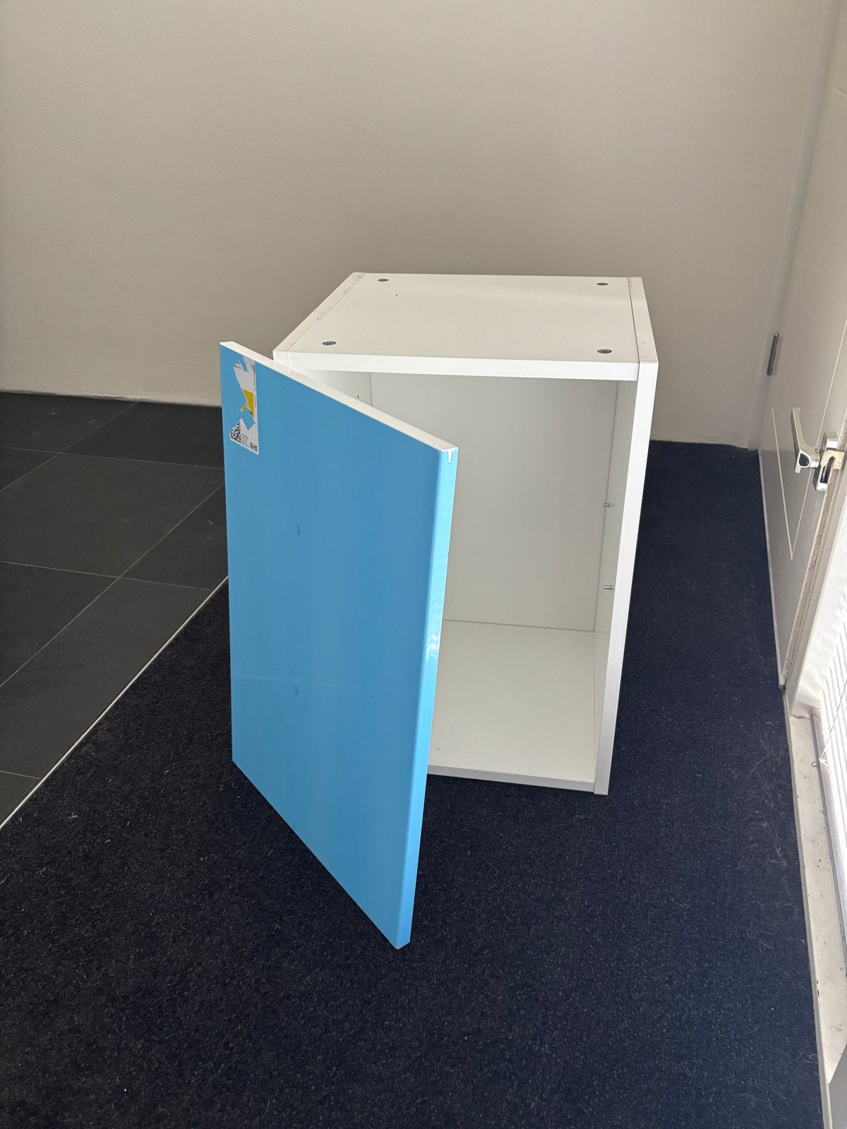 IKEA METOD Bovenkast wit met hoogglans witte deur + scharnie, Ophalen, Nieuw