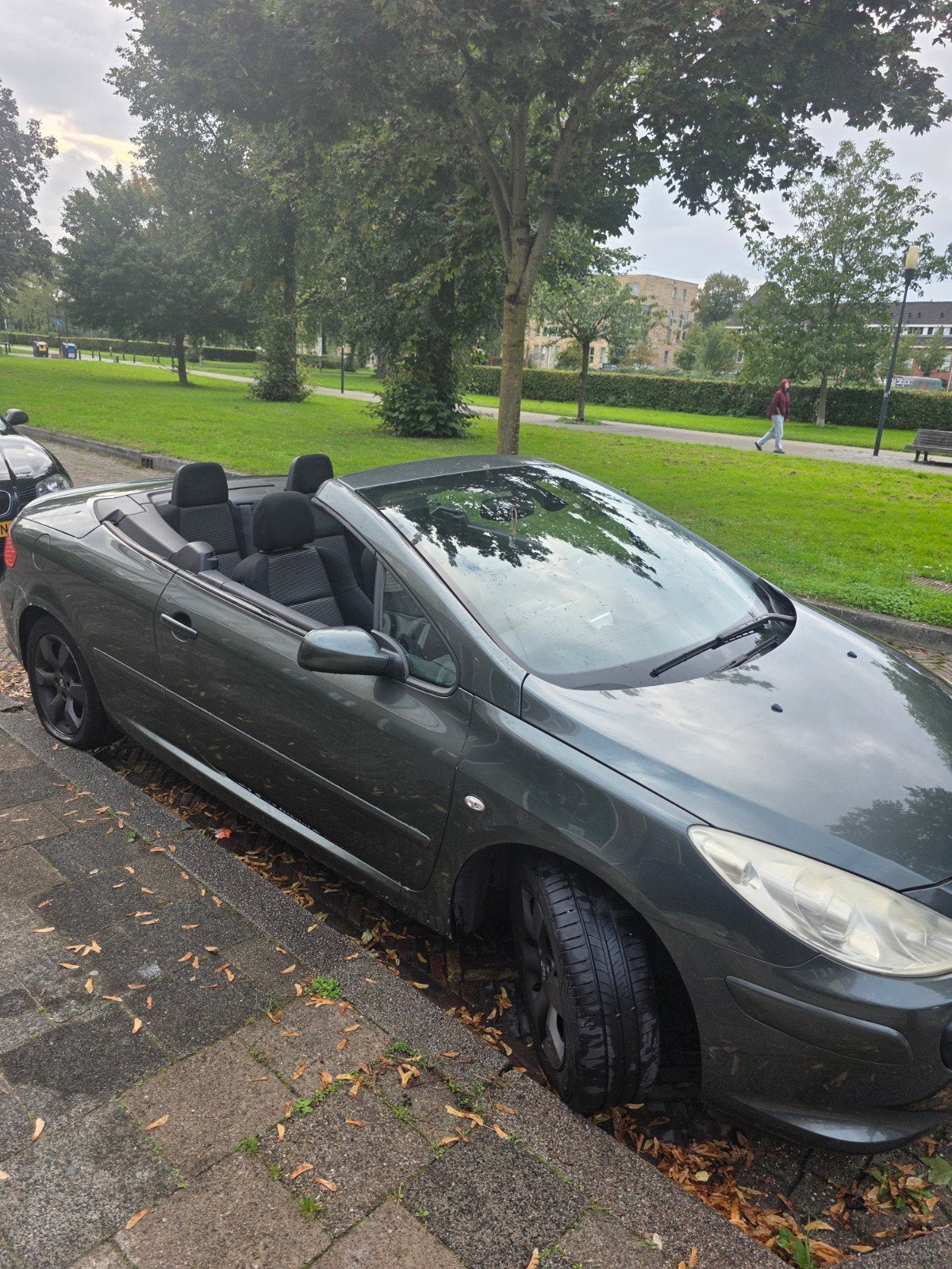 Peugeot 307 1.6 16V CC 2006 Grijs, Auto's, 4 cilinders, Cabriolet, 4 stoelen, Handgeschakeld