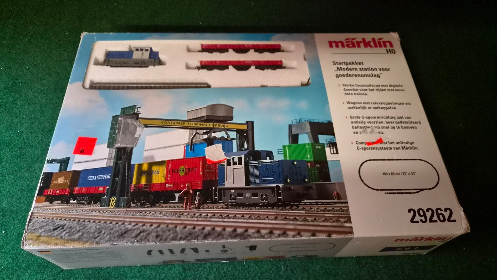 Märklin H0 Startset 29262 - Moderne goederenstation, Ophalen of Verzenden, Zo goed als nieuw, Wisselstroom, Märklin
