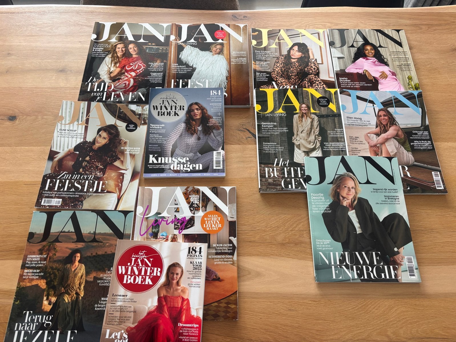 12x JAN Magazine Collectie - nieuw, Ophalen of Verzenden, Nieuw, Glossy