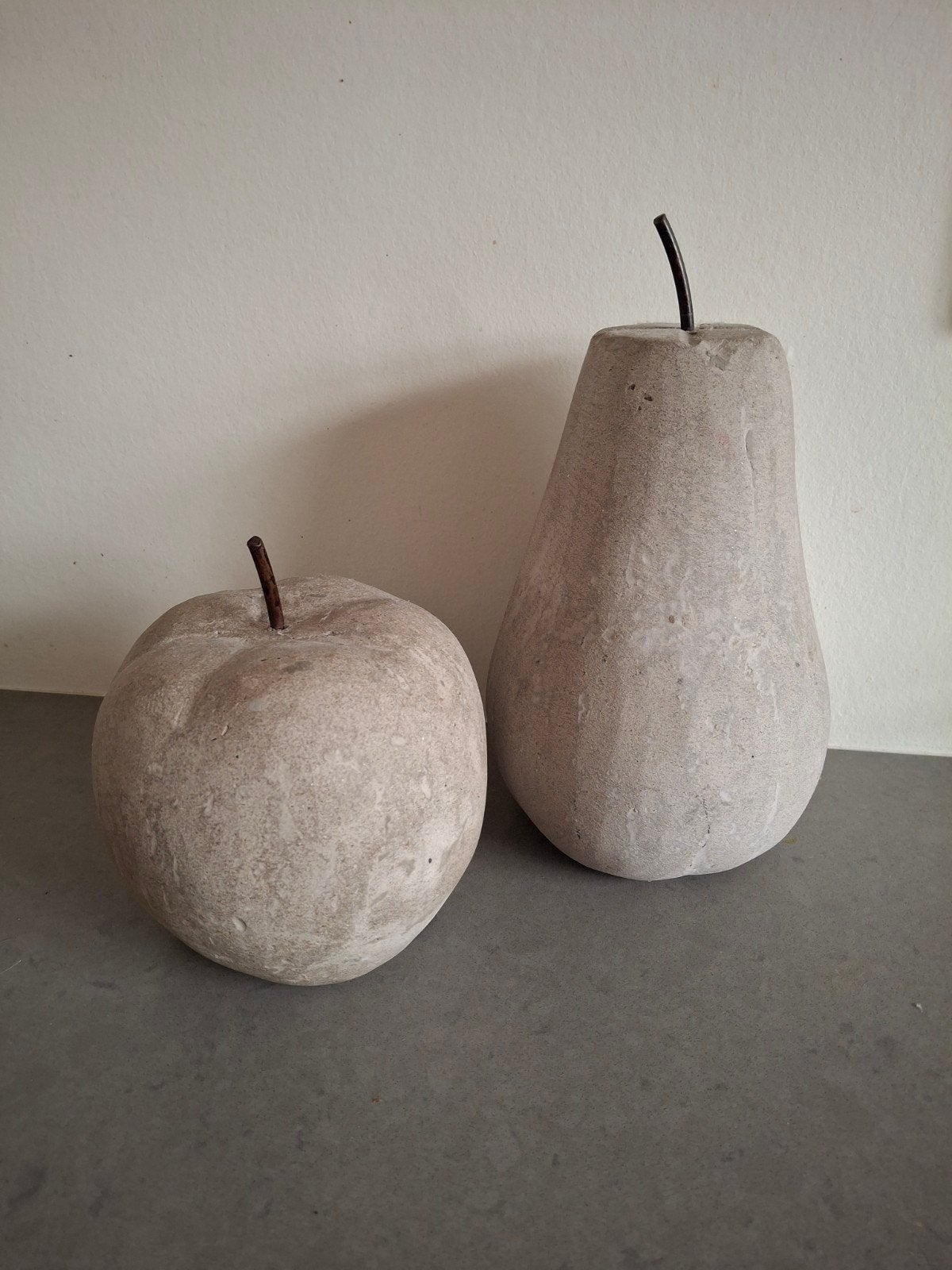 Riviera Maison Appel en Peer Decoratie, Huis en Inrichting, Woonaccessoires | Overige, Zo goed als nieuw, Steen/keramiek, Grijs