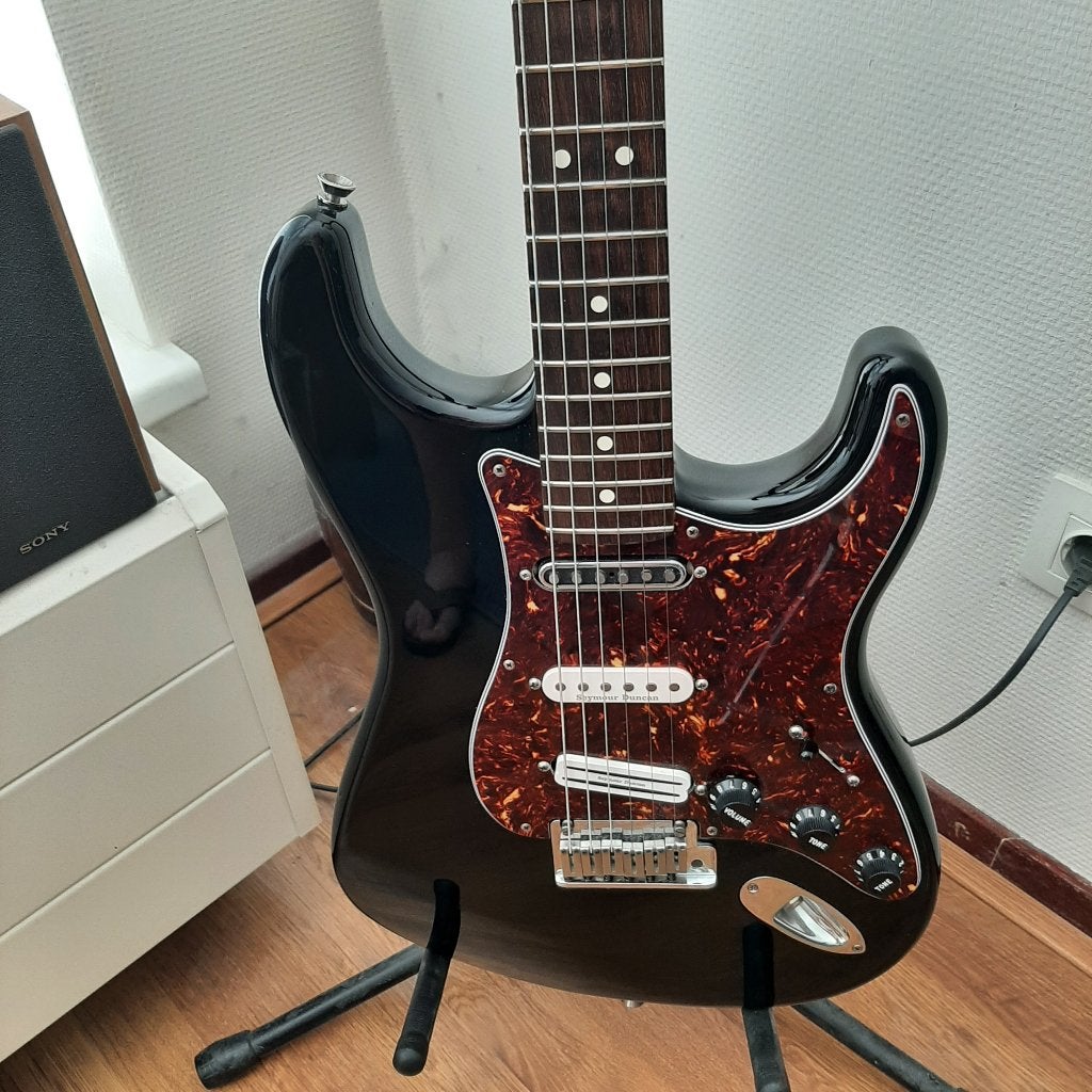 USA Fender Stratocaster met Seymour Duncan Pickups, Ophalen, Zo goed als nieuw, Solid body, Fender