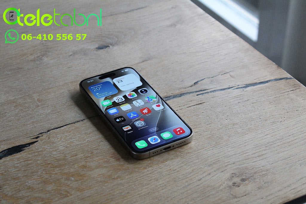 Apple iPhone 15 Pro - 128GB - Naturel Titanium (grijs), Apple, 88 %, Ophalen of Verzenden, Apple