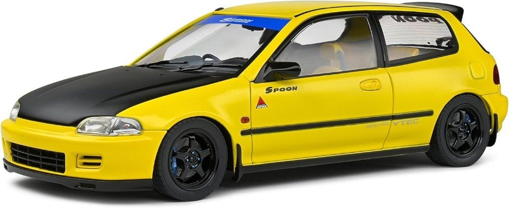 Honda Civic EG SPOON modelauto 1:18, Ophalen of Verzenden, Nieuw, Auto, Solido