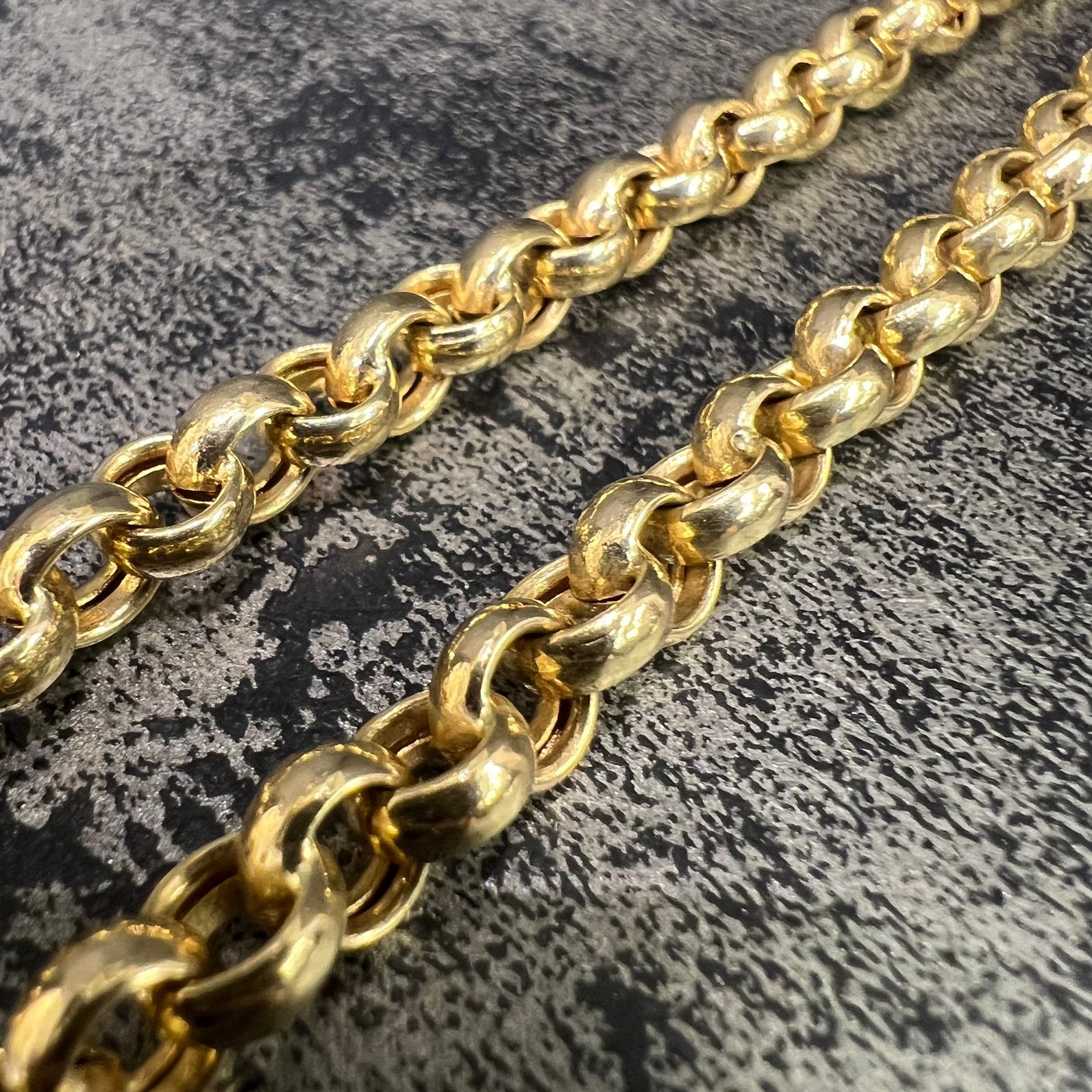 14k gouden ketting dikke jasseron schakel, Sieraden, Tassen en Uiterlijk, Kettingen, Ophalen of Verzenden, Nieuw, Goud