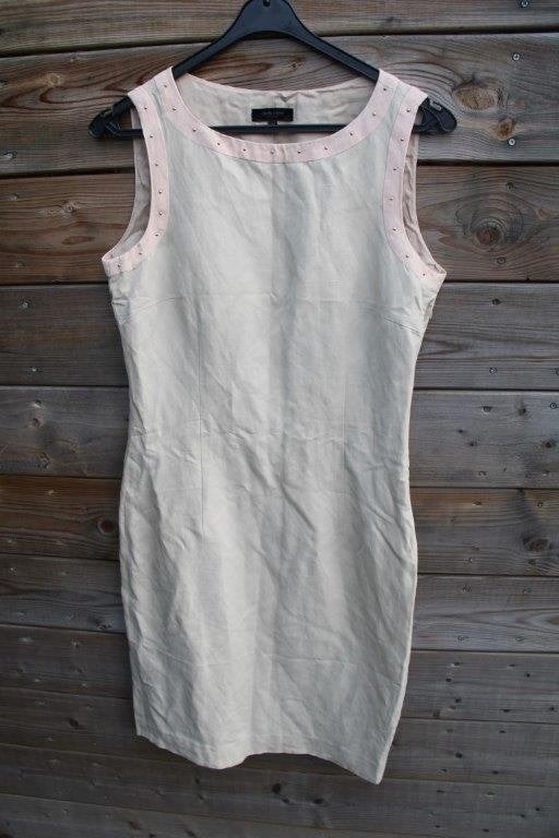 Jurk beige/ roze Claudia Strater mt 36 Vaste prijs AANBIEDIN, Beige, Ophalen of Verzenden, Zo goed als nieuw, Claudia Sträter