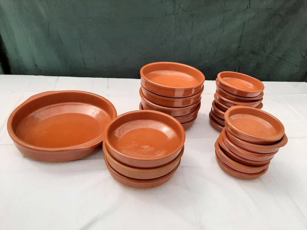 Spaanse terracotta cazuela's, Ophalen