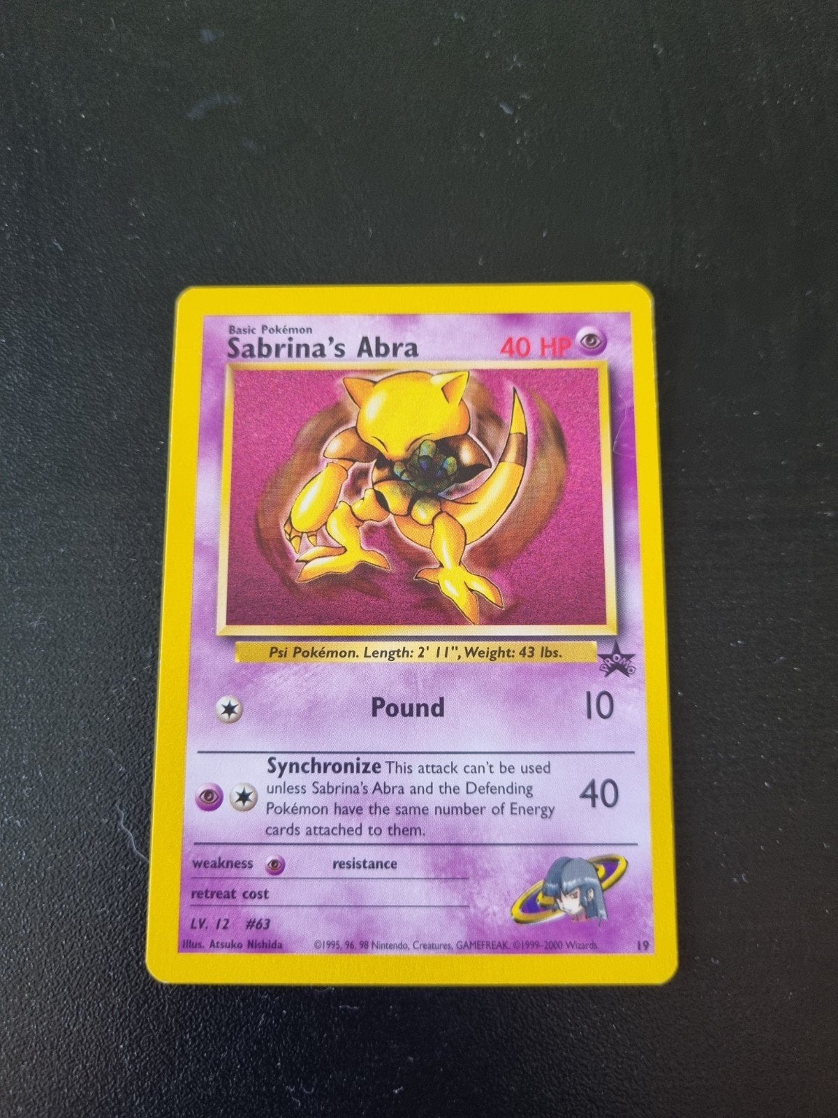 Sabrina's Abra Promo Kaart - Zeer Goede Staat (4x), Ophalen of Verzenden, Zo goed als nieuw
