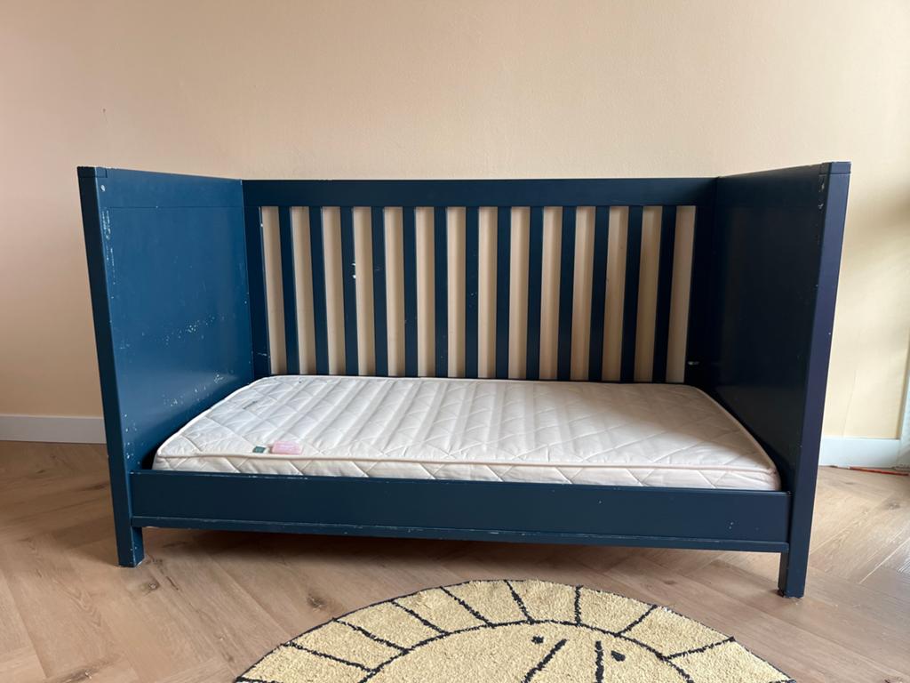 Theophile en Patachou Ledikant - Kinderbedje - 140x70 cm, Ophalen, Gebruikt, 70 tot 85 cm, 140 tot 160 cm