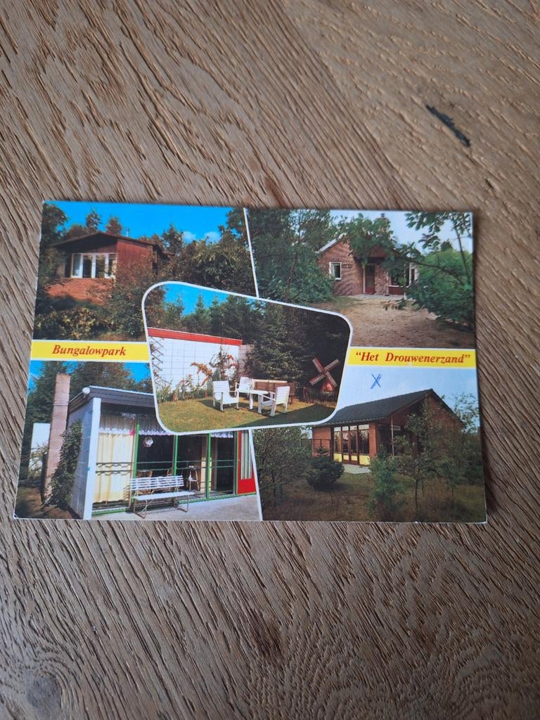 Oude ansichtkaart Bungalowpark Het Drouwenerzand Drouwen, Ophalen of Verzenden, 1960 tot 1980, Gelopen, Drenthe