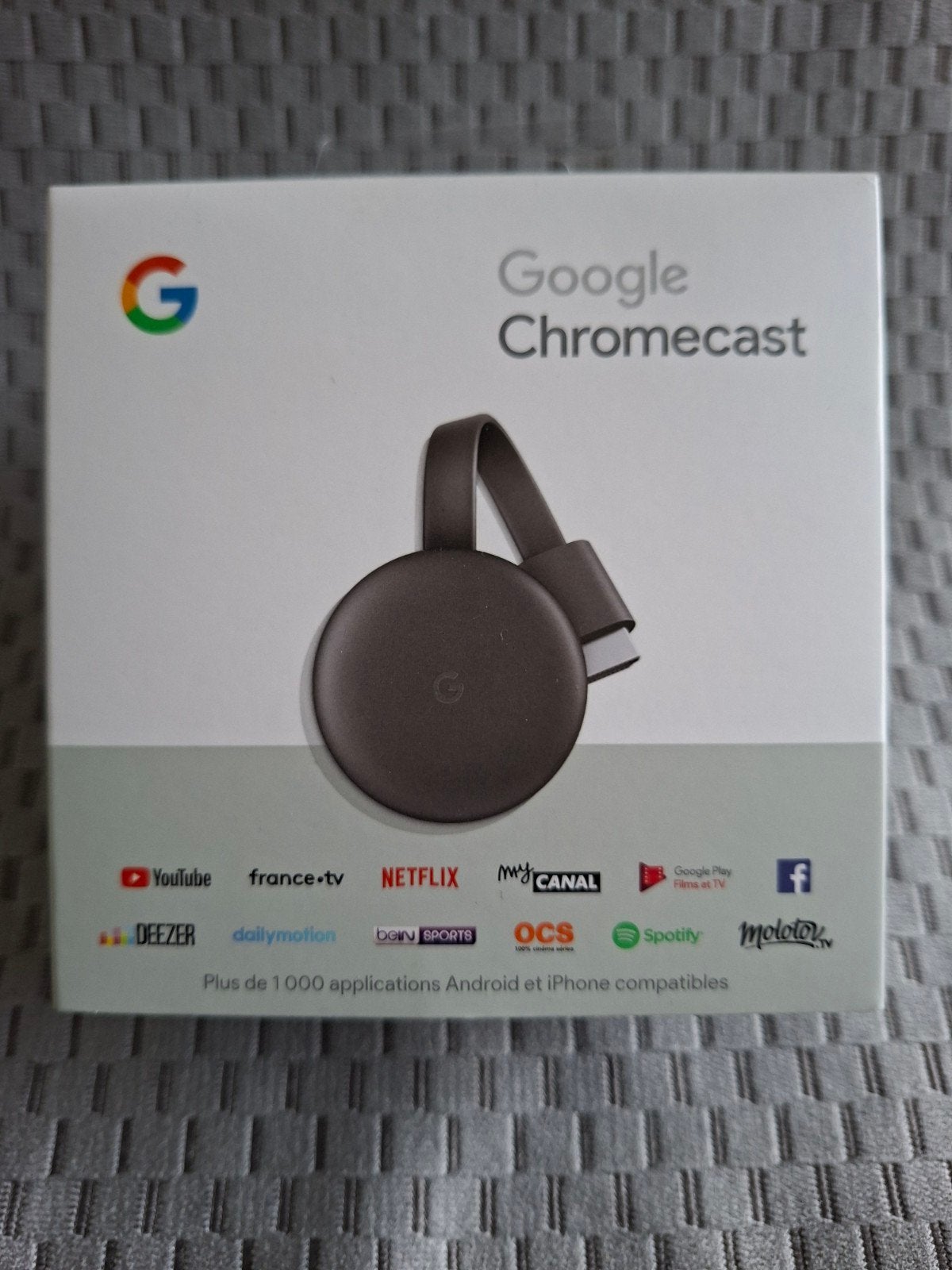 Google Chromecast V3, Audio, Tv en Foto, Mediaspelers, Ophalen of Verzenden, Zo goed als nieuw, HDMI