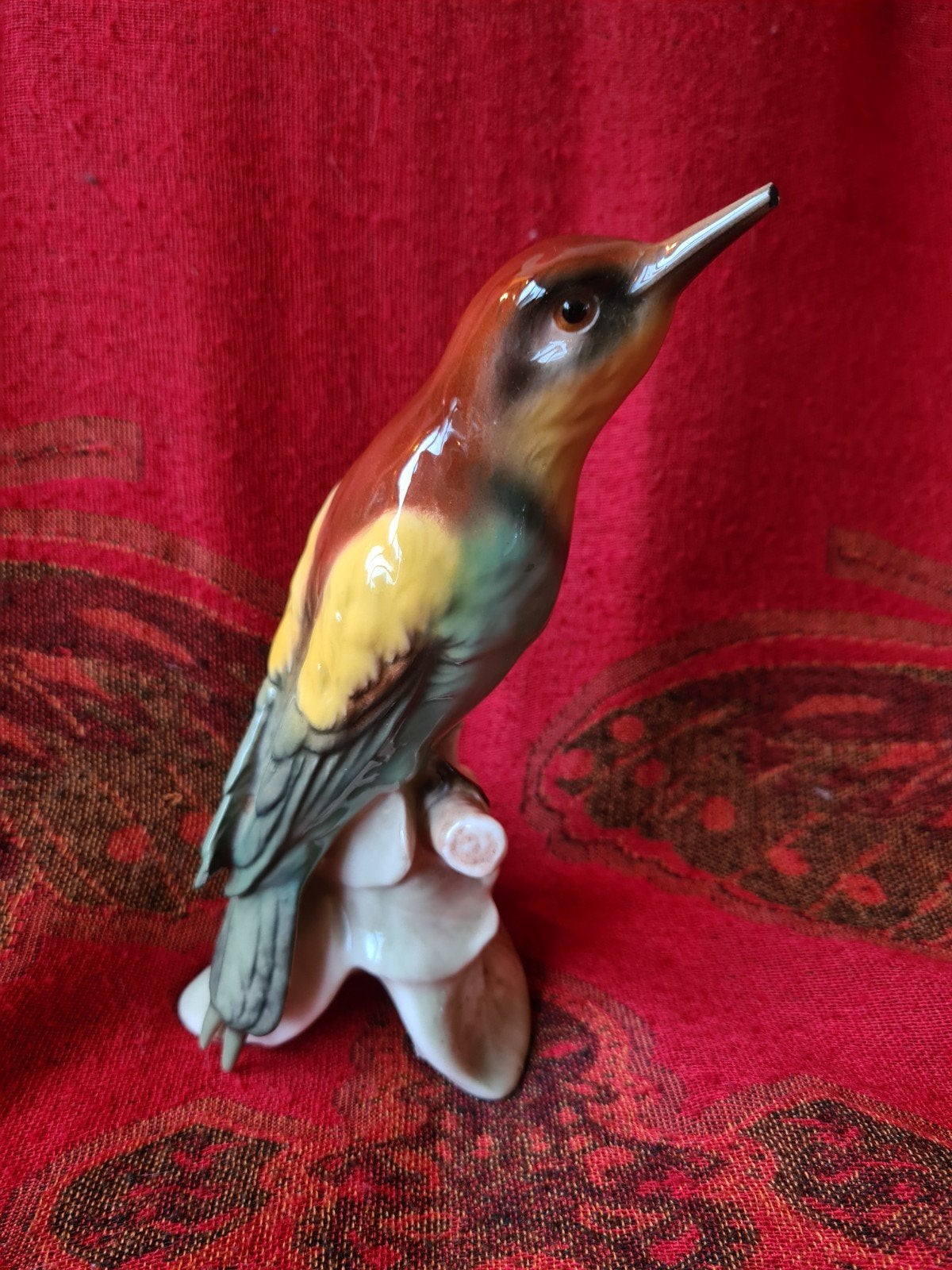 Oude Goebel Bijeneter porselein beeld 19 cm, Antiek en Kunst, Ophalen of Verzenden