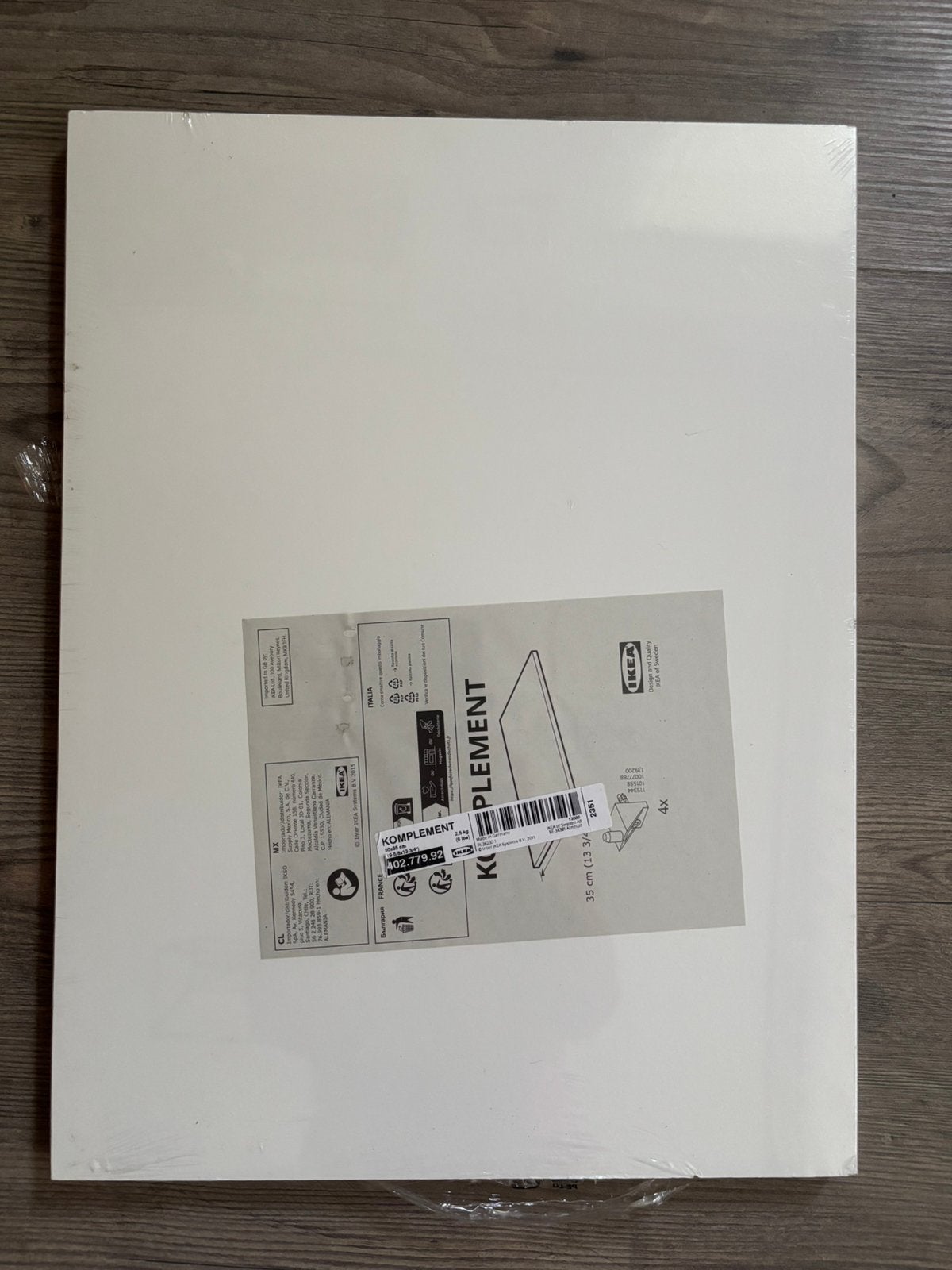 IKEA KOMPLEMENT plank 50x35 cm – wit – nieuw, Ophalen, Nieuw