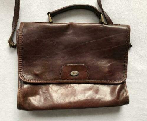 Leren tas van R.B