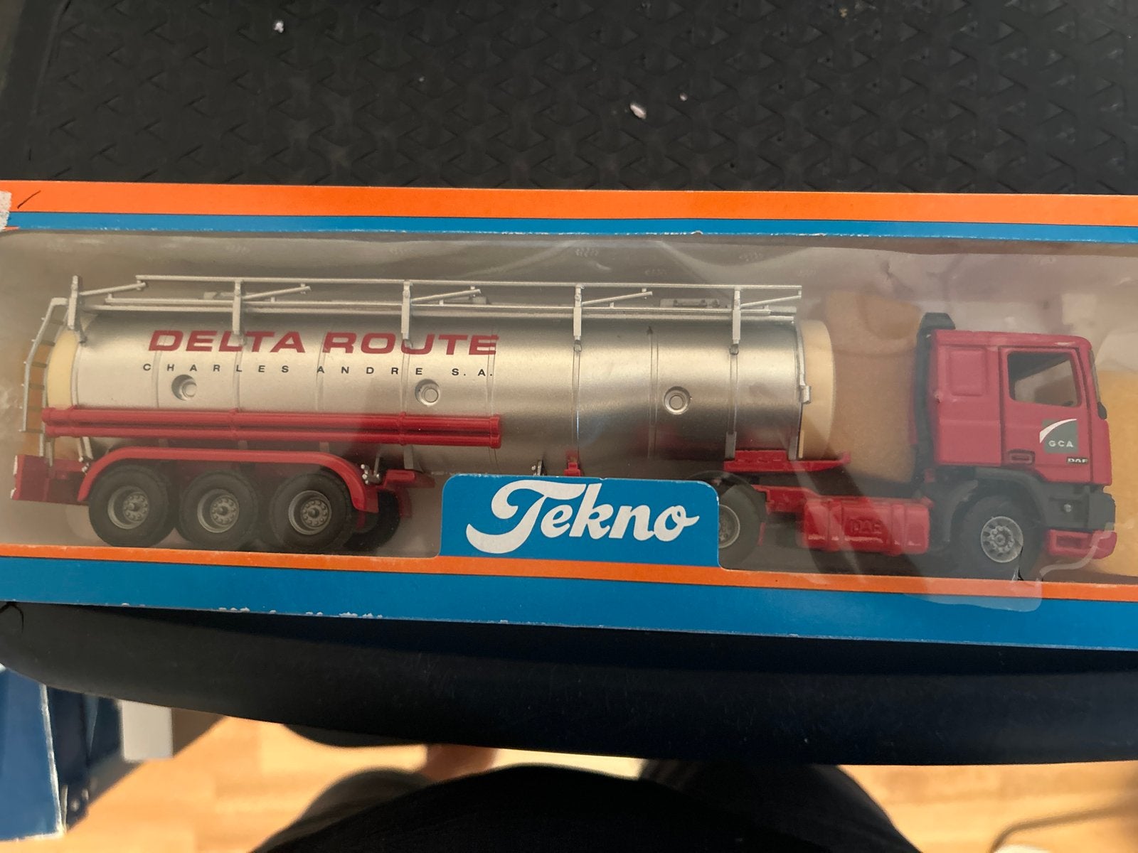 Tekno DAF95 Delta Route Charles Andre s.a. schaal 1:50, Hobby en Vrije tijd, Modelauto's | 1:50, Ophalen of Verzenden, Zo goed als nieuw