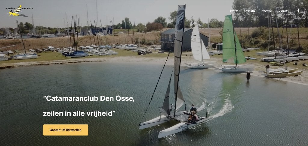 Catamaran Nacra Hobie Dart Ligplaats Den Osse Grevelingen, Watersport en Boten, Ophalen, Gebruikt, Overige typen, 15 tot 30 m²