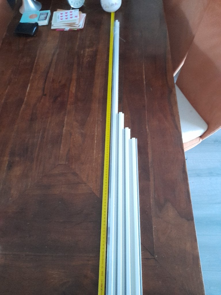 Horraam rails frame onderdelen  7 stuks, Ophalen, Hordeur, Minder dan 200 cm, Nieuw