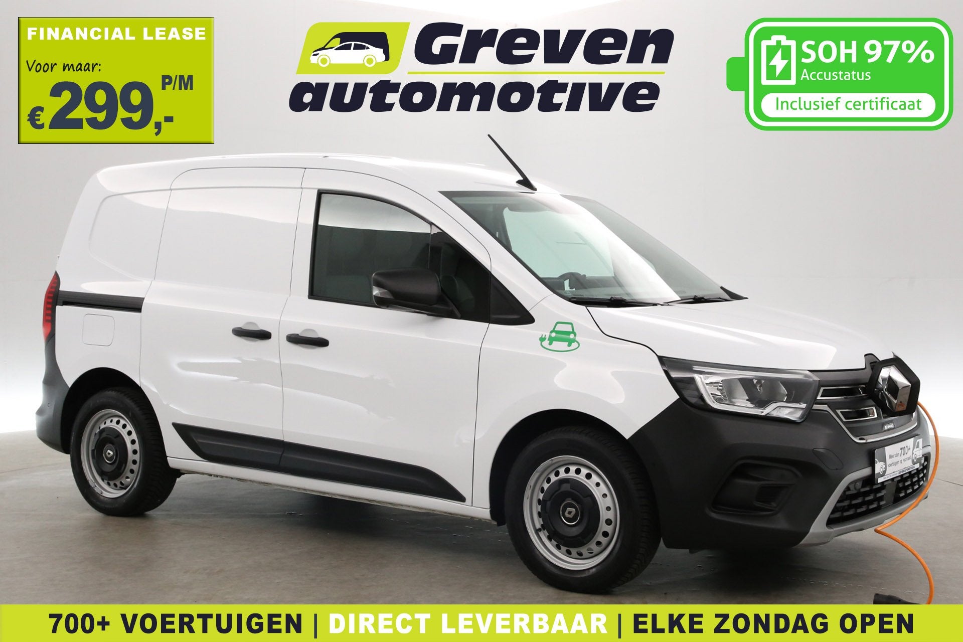 Renault Kangoo 45 kWh | SOH 97% | Clima | Cruise | Camera |, Auto's, Automaat, Gebruikt, 4 cilinders, Renault