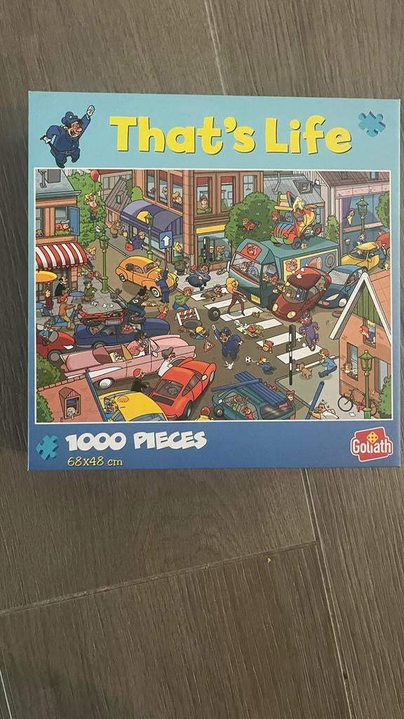 That’s Life Zaandam puzzel 1000 stukjes, Ophalen of Verzenden, 500 t/m 1500 stukjes, Zo goed als nieuw, Legpuzzel