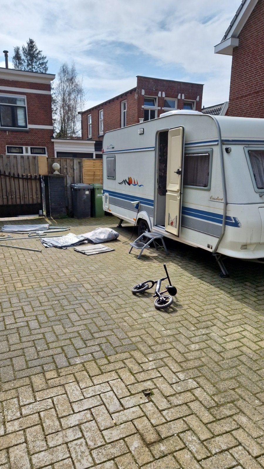 Hobby 495 uit 1996 met vaste dak airco, Rondzit, Hobby, Frans bed, 7 tot 8 meter