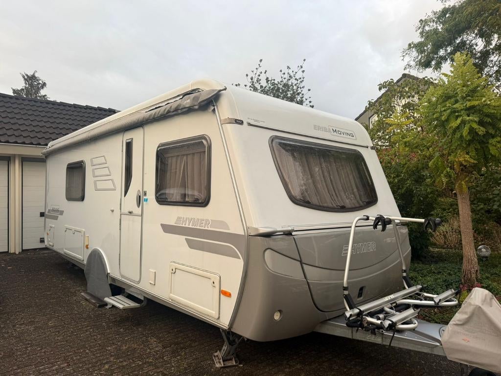 Eriba Nova SL580 Moving, Caravans en Kamperen, Caravans, Dwarsbed, 7 tot 8 meter, Particulier, Eriba