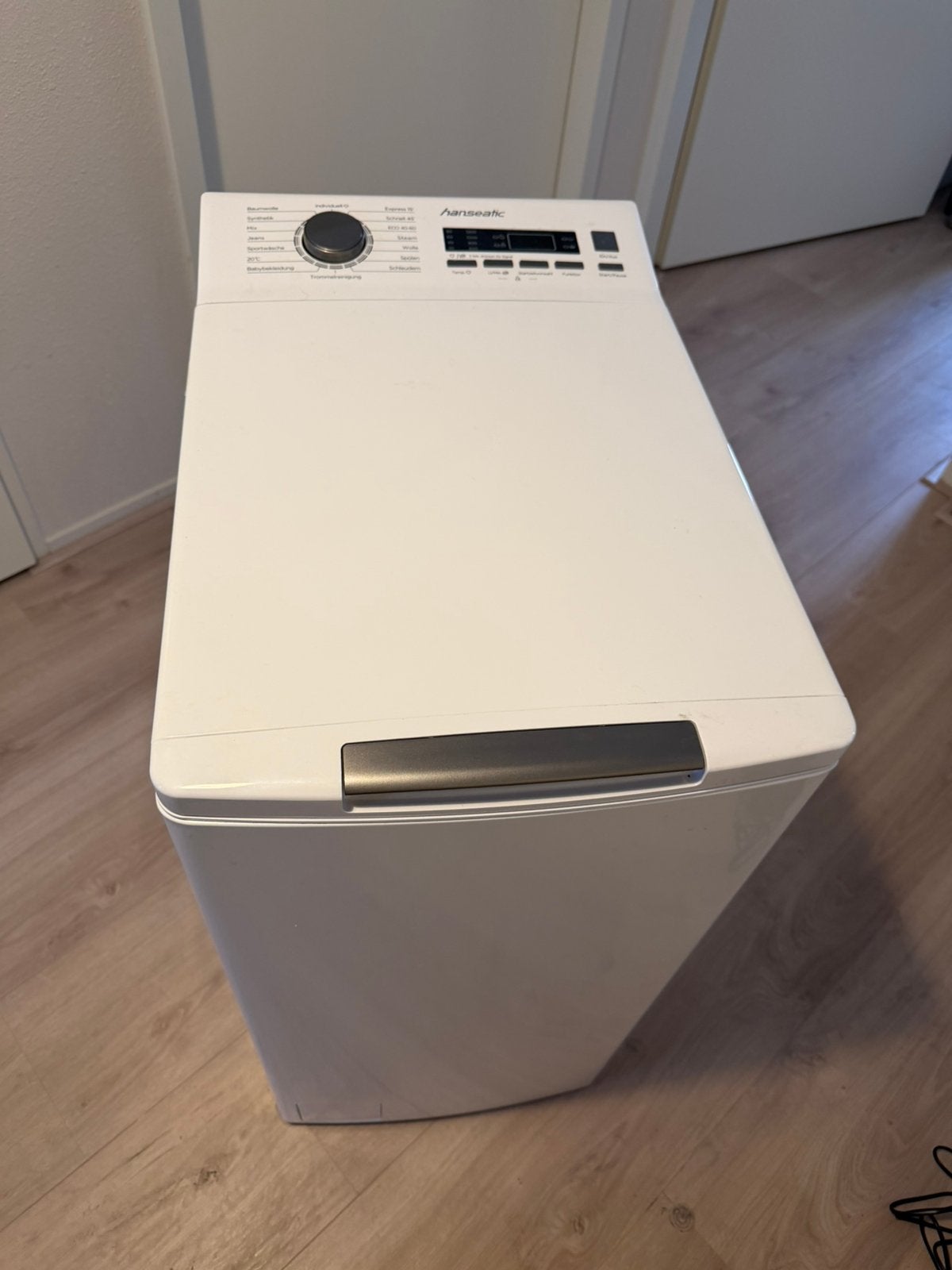 Hanseatic bovenlader wasmachine HTW712C, Witgoed en Apparatuur, Wasmachines, Ophalen, 6 tot 8 kg, Minder dan 1200 toeren, Bovenlader
